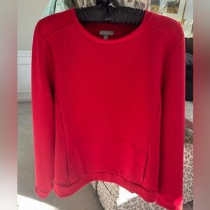 Talbots Red Crewneck pullover NWT with “Airknit Stretch”